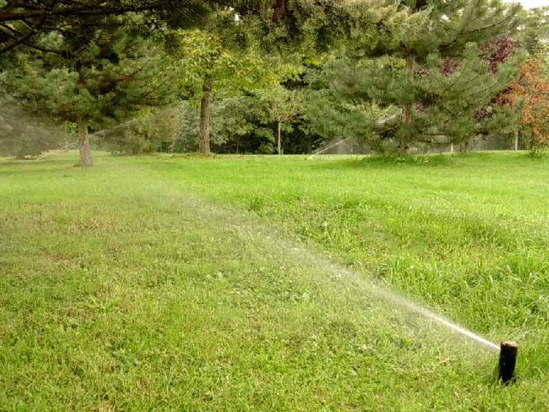 Réalisation d’un arrosage automatique sur pelouse dans une propriété à Chantesse