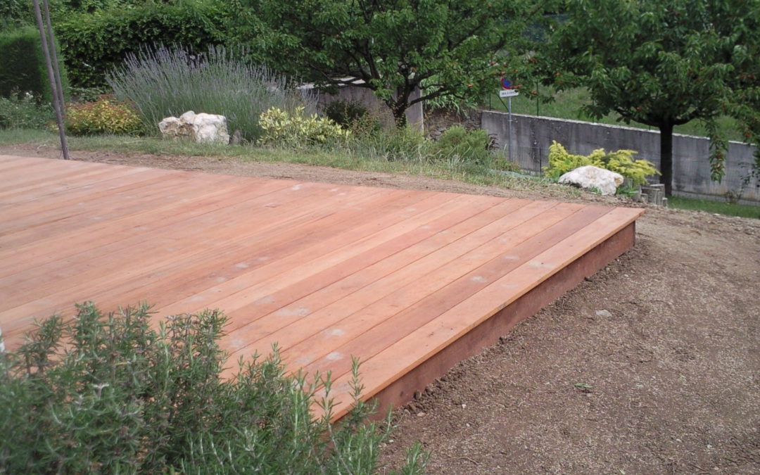 Aménagement d’une terrasse bois à Tullins