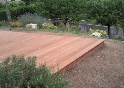 Aménagement d’une terrasse bois à Tullins