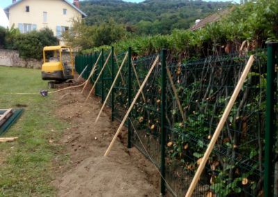 Réalisation d’une clôture rigide à Tullins